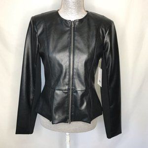 BAILEY 44 Avery Vegan Leather Peplum Jacket